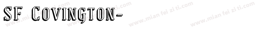 SF Covington字体转换